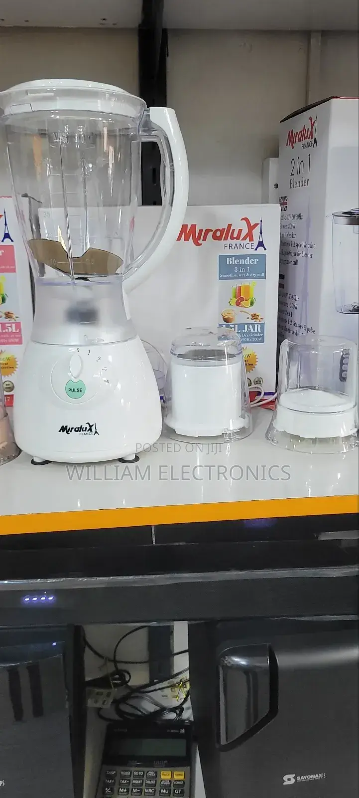 Unbreakable Jar Miralux Chopper/Durable Miralux Blender 3in1