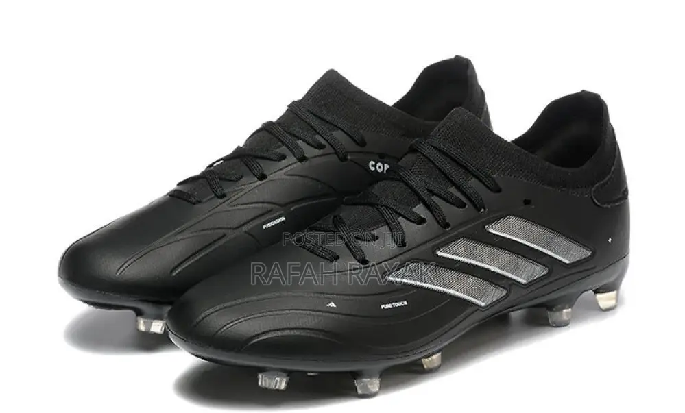 Adidas Copa Pure 2+ Black/Silver/Gold FG Football Boots