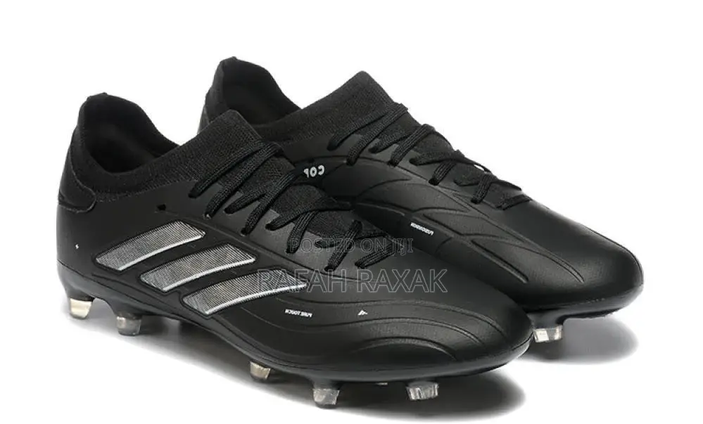 Adidas Copa Pure 2+ Black/Silver/Gold FG Football Boots