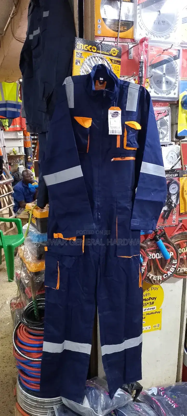 Heavy Duty Coveralls With Reflectors (American Safety)