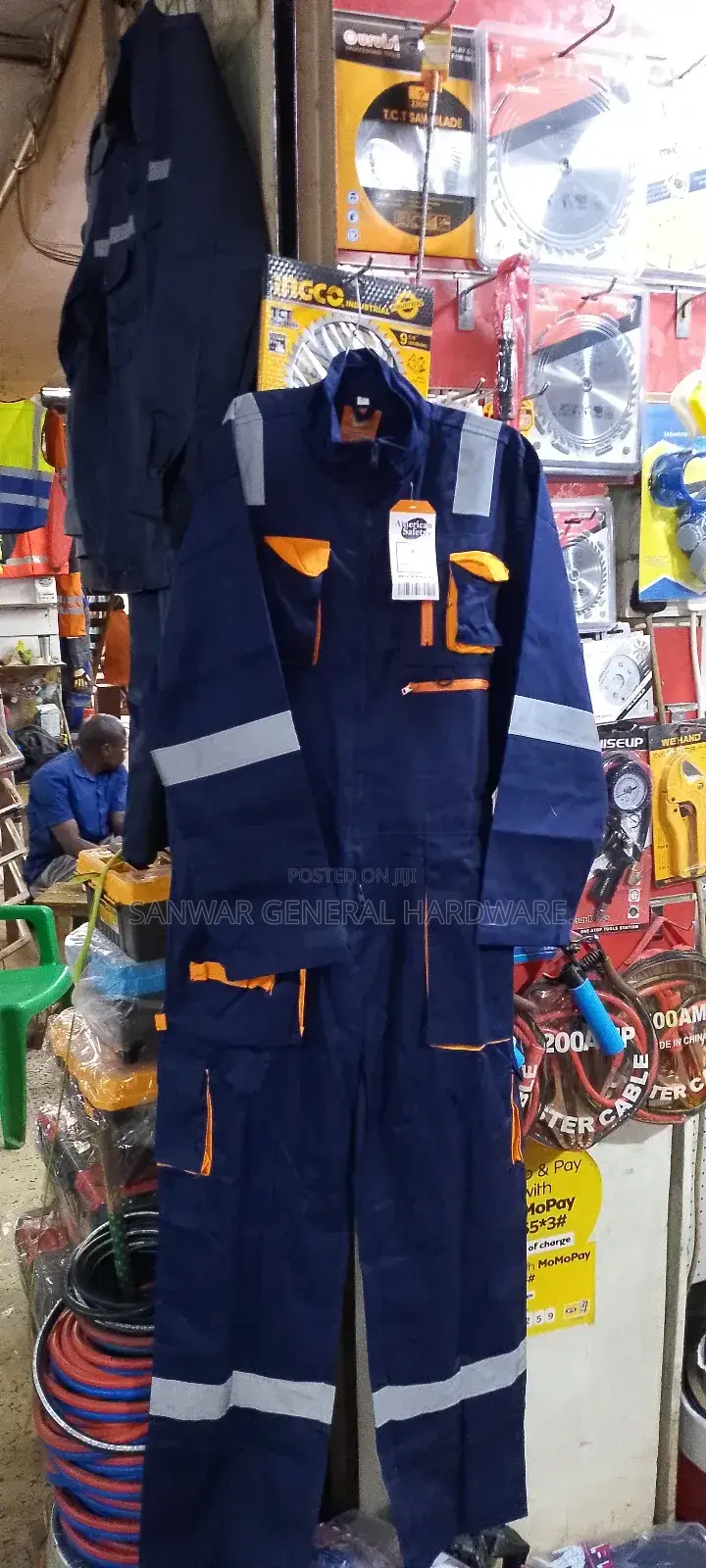 Heavy Duty Coveralls With Reflectors (American Safety)