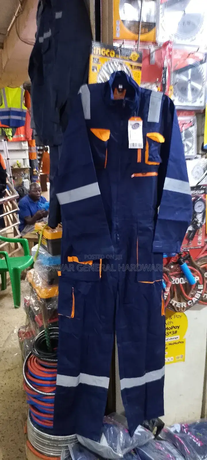 Heavy Duty Coveralls With Reflectors (American Safety)