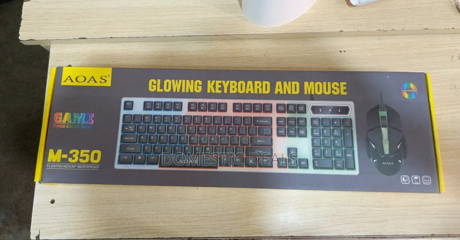 Glowing Gaming Keyboard and Mouse