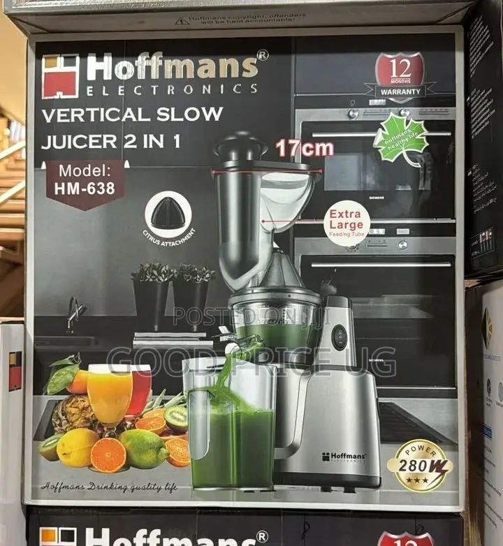 Hoffman Vertical Slow Juicer 2n1