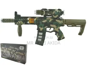 M4 Rifle Replica Toy Gun With Sounds, Lights Vibration
