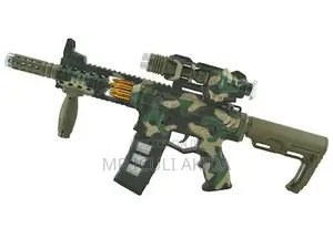 M4 Rifle Replica Toy Gun With Sounds, Lights Vibration