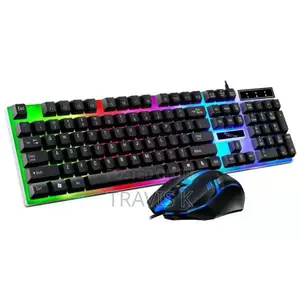 Wired Glowing Gaming Keyboard and Mouse Combo