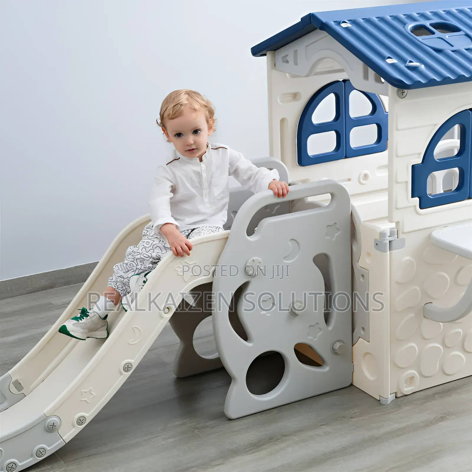 3 in 1 Multifunctional Children's Play House With Slide