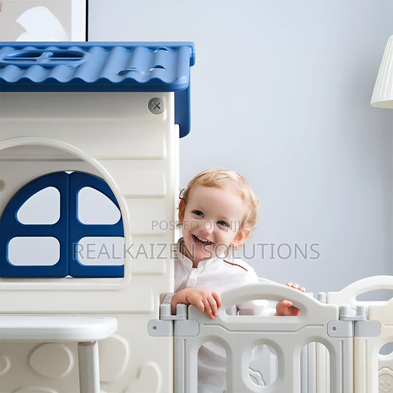 3 in 1 Multifunctional Children's Play House With Slide