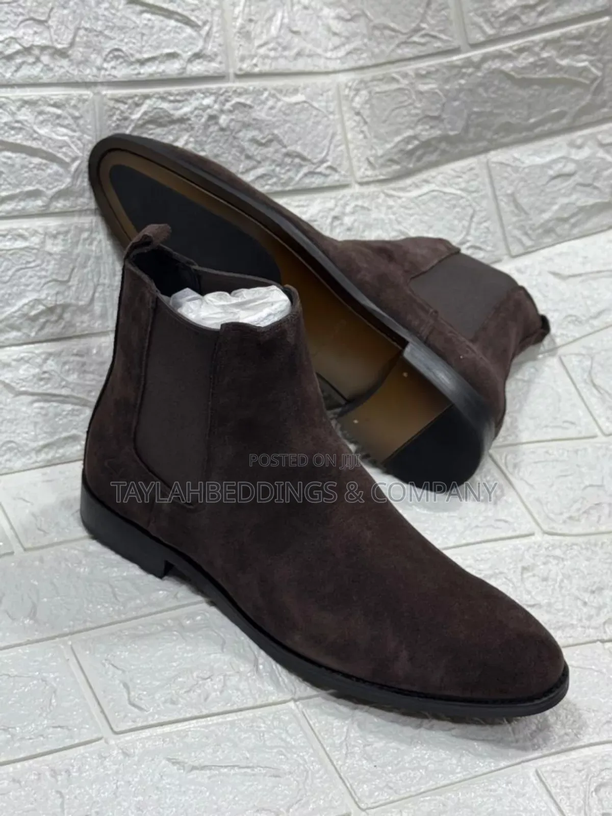 Chelsea Boots Faux Suede Leather