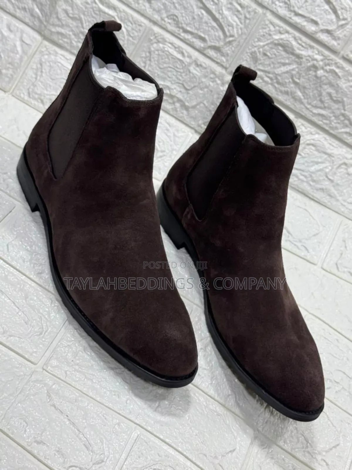 Chelsea Boots Faux Suede Leather