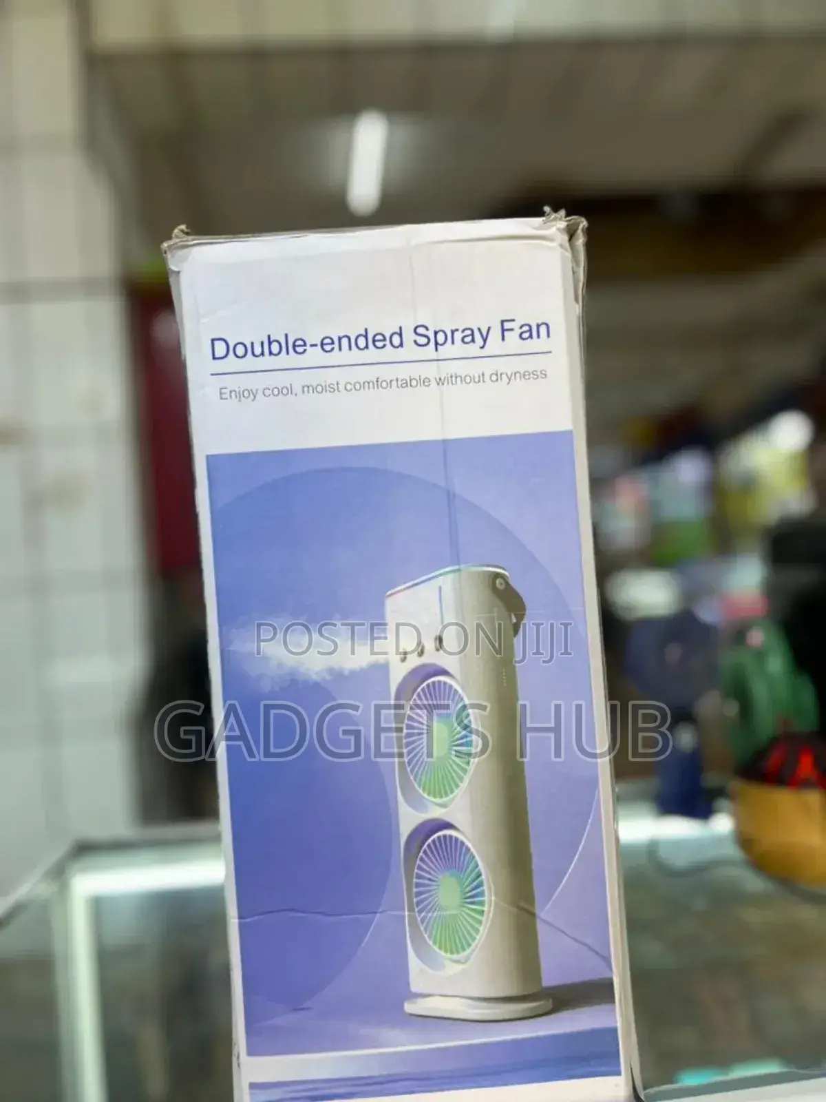 Double-Ended Spray Fan
Enjoy Cool