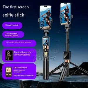 Wifi Remote Selfie Tripod With Projector
Display