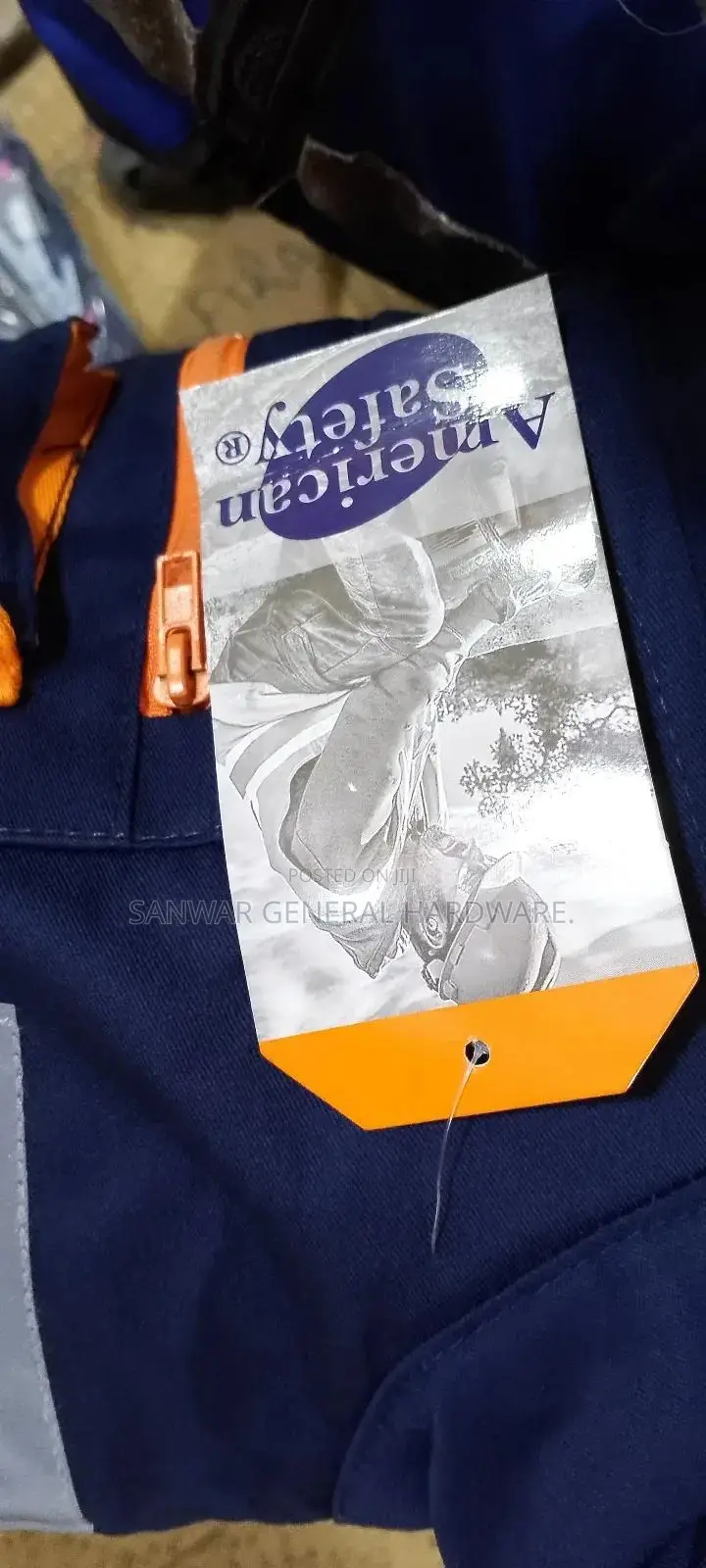 Heavy Duty Coveralls With Reflectors (American Safety)