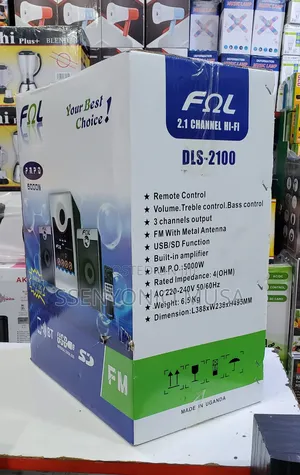 FOL DLS-2100 2.1 Channel Hi-Fi Speaker System -5000w, FM,USB