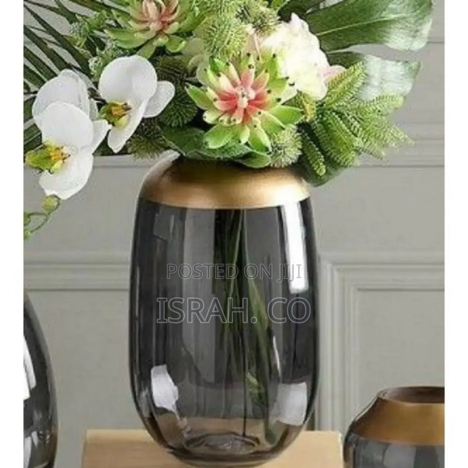 Glass Bowl, Flower Vase for Table, Living Room Kitchen Decor