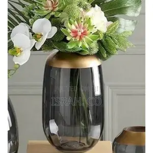 Glass Bowl, Flower Vase for Table, Living Room Kitchen Decor