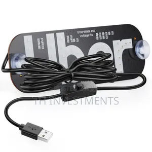 LED Light for Uber Sign Car Light Sign Decal for Windshield.
