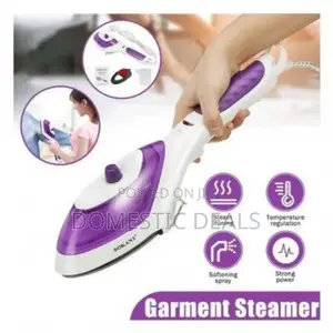 Portable Handheld Garment Steamer With Brush