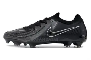 Triple Black Nike Phantom GX2 Luna Elite FG Football Shoes