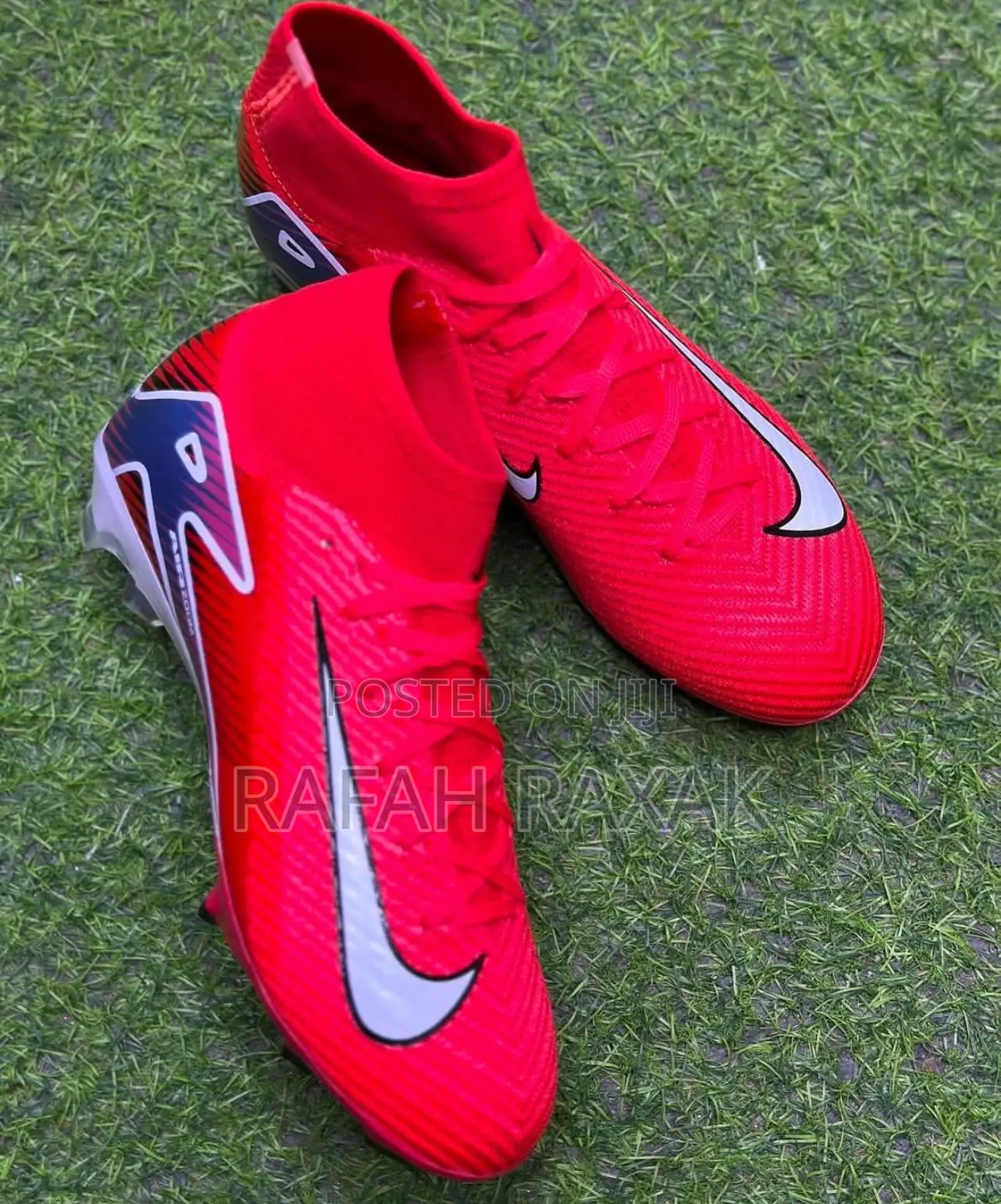 Red Nike Air Zoom Mercurial Vapor 16 Elite FG Football Boots