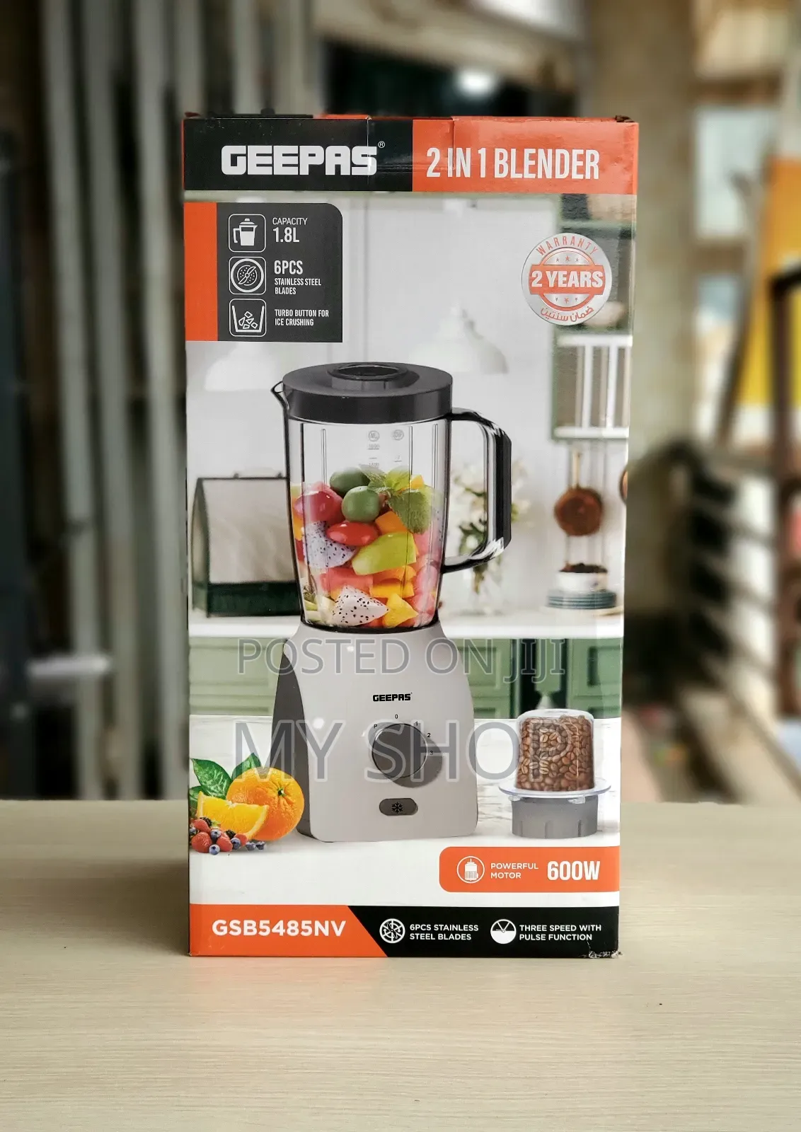 Geepas Blender 2in1