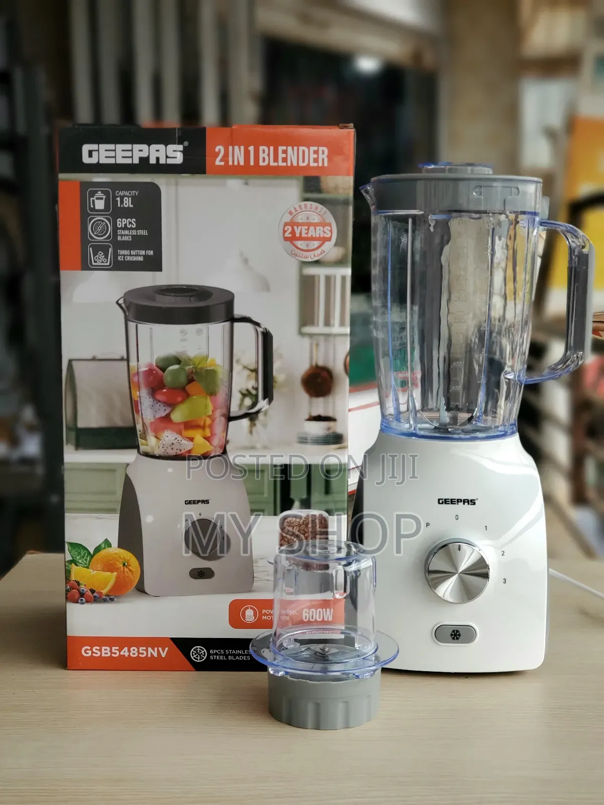 Geepas Blender 2in1