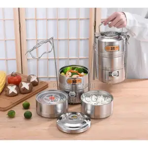 Stainlesssteel 16CM4 Layers Food Container Carrier Lunch Box