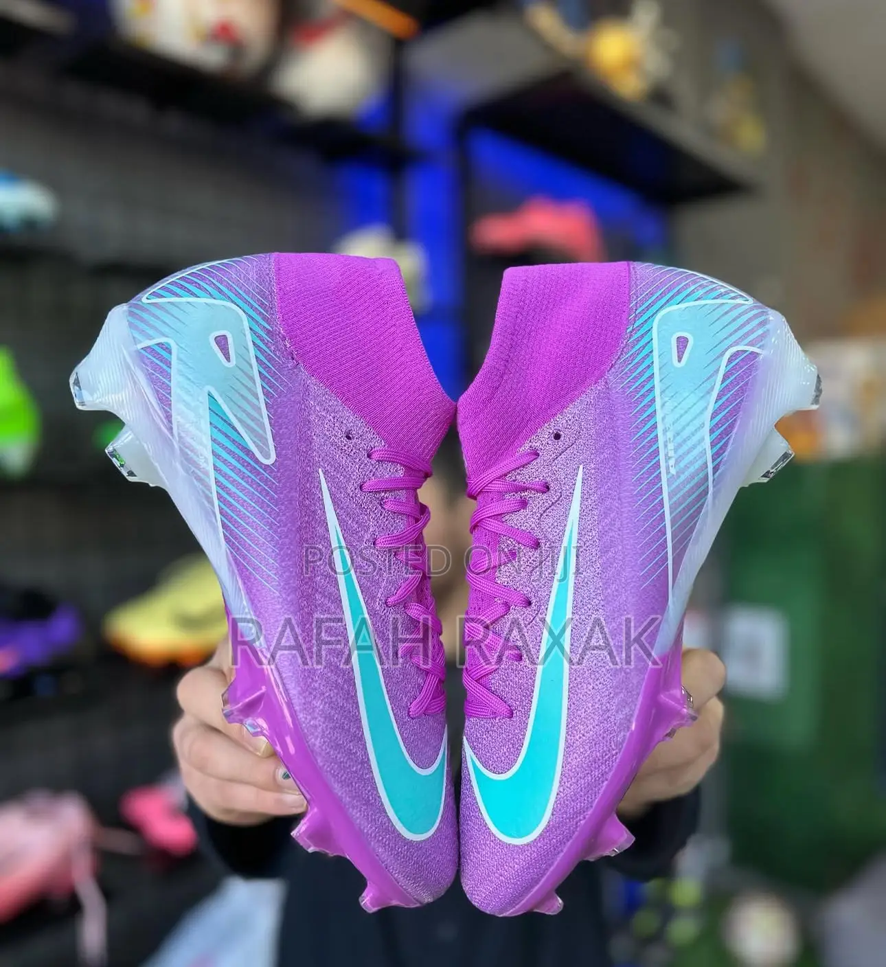 Purple Nike Zoom Mercurial Superfly 10 Elite Football Boots