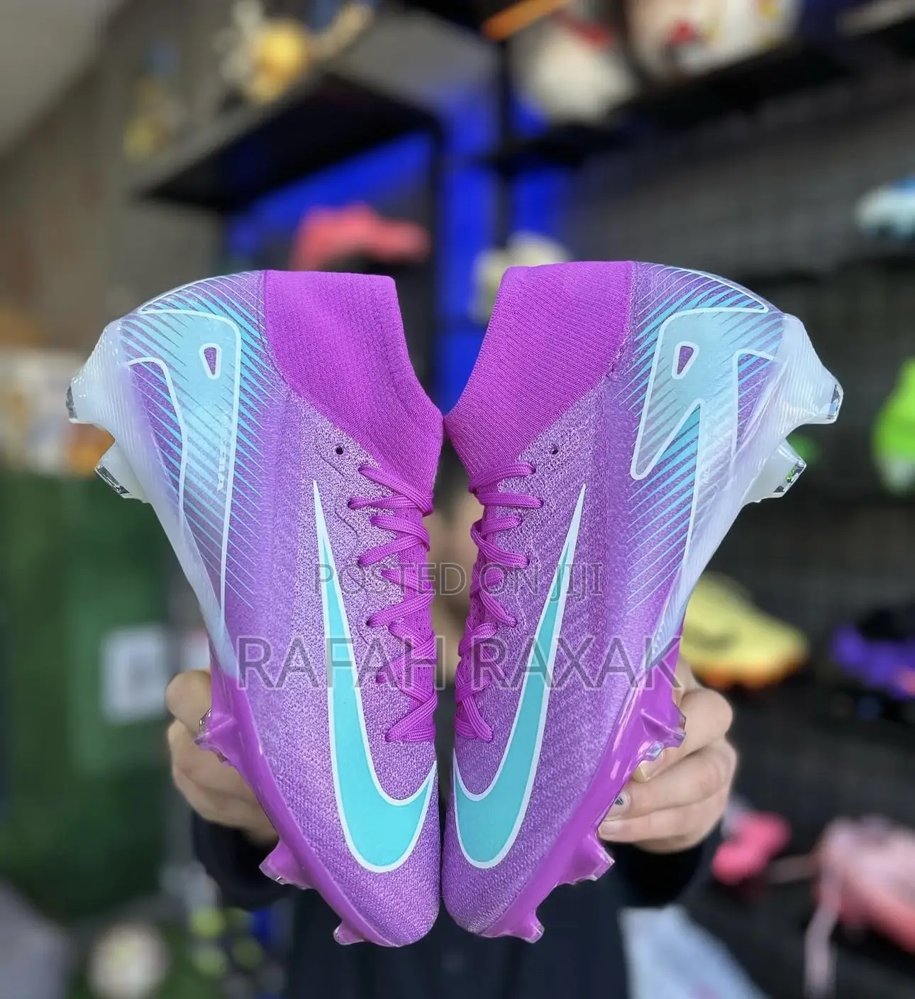 Purple Nike Zoom Mercurial Superfly 10 Elite Football Boots