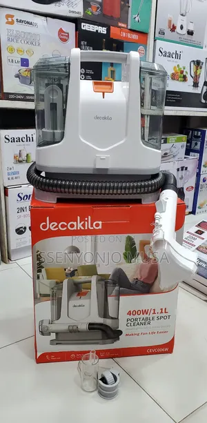 Decakila Portable Spot Cleaner CEVC006W - Faster, 400W, 1.1L