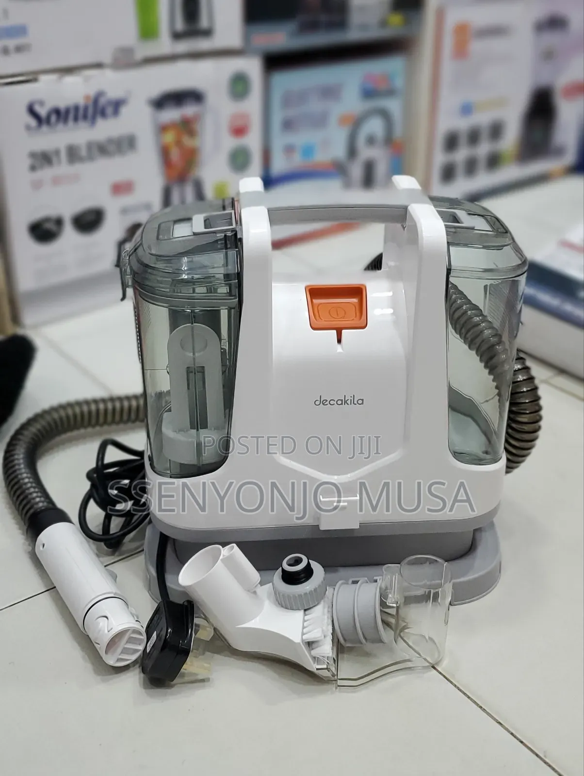 Decakila Portable Spot Cleaner CEVC006W - Faster, 400W, 1.1L