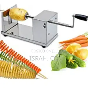 Potato Chips Slicer Spiral Twister Vegetable Cutter, Silver