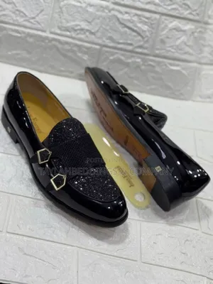 John Foster Black Rhinestones With Top Buckle