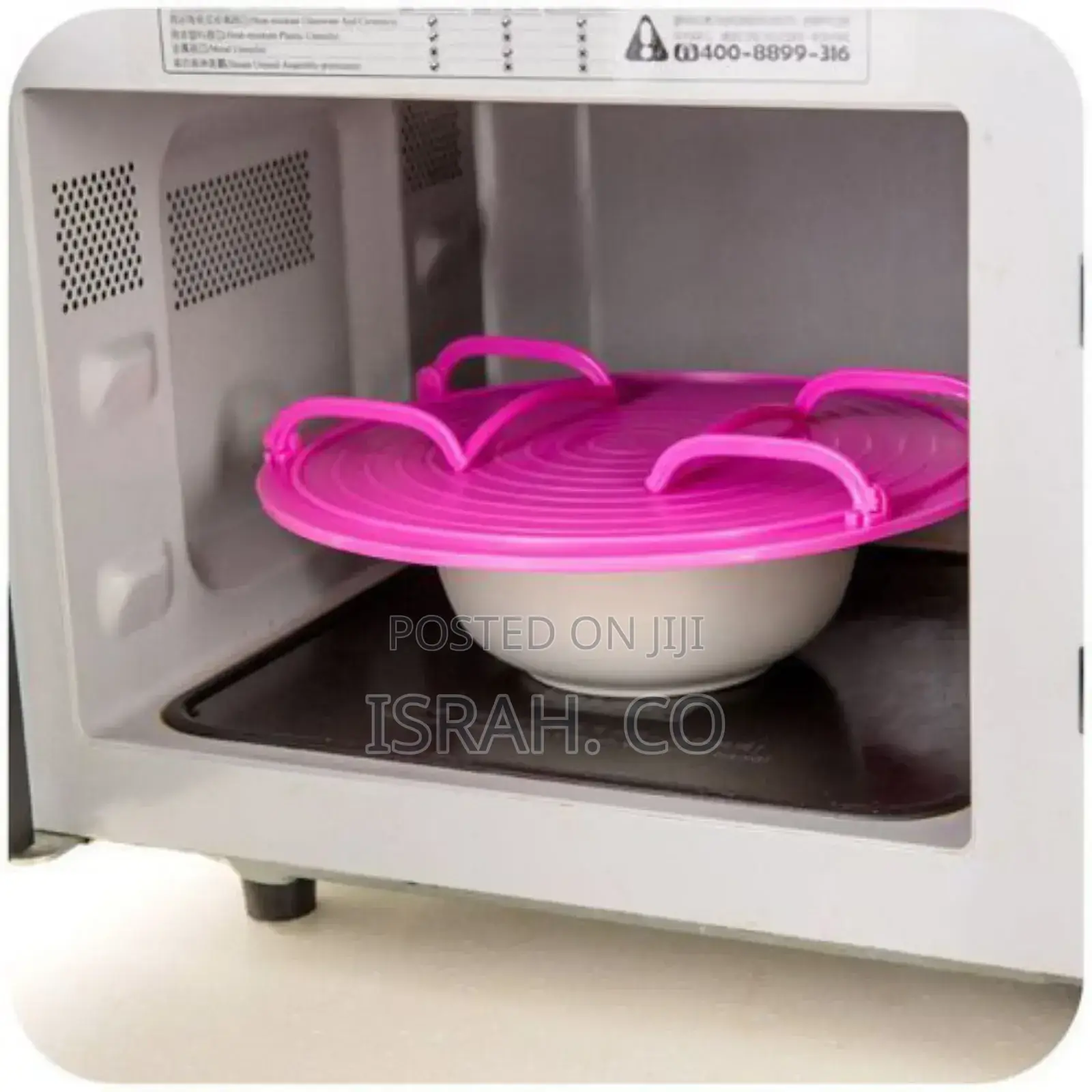 Multifunctional Microwave Placement Rack - Pink
