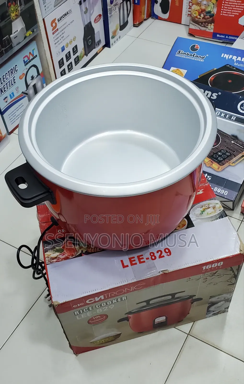 Cic Cutronic Lee-829 Rice Cooker - 10l/4.2l, 1600w, Perfect-