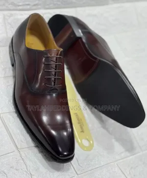 Men's Plain Toe Oxfords Brown