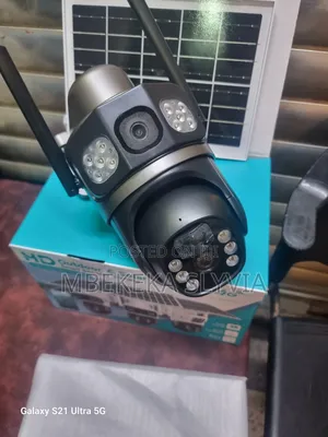 Wifi Solar Camera 4g Double Lens Security Camera Outdoor