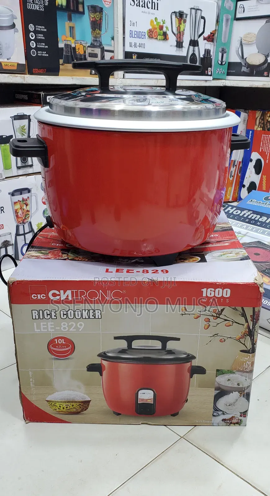 Cic Cutronic Lee-829 10l/4.2l Electric Rice Cooker - 1600w-