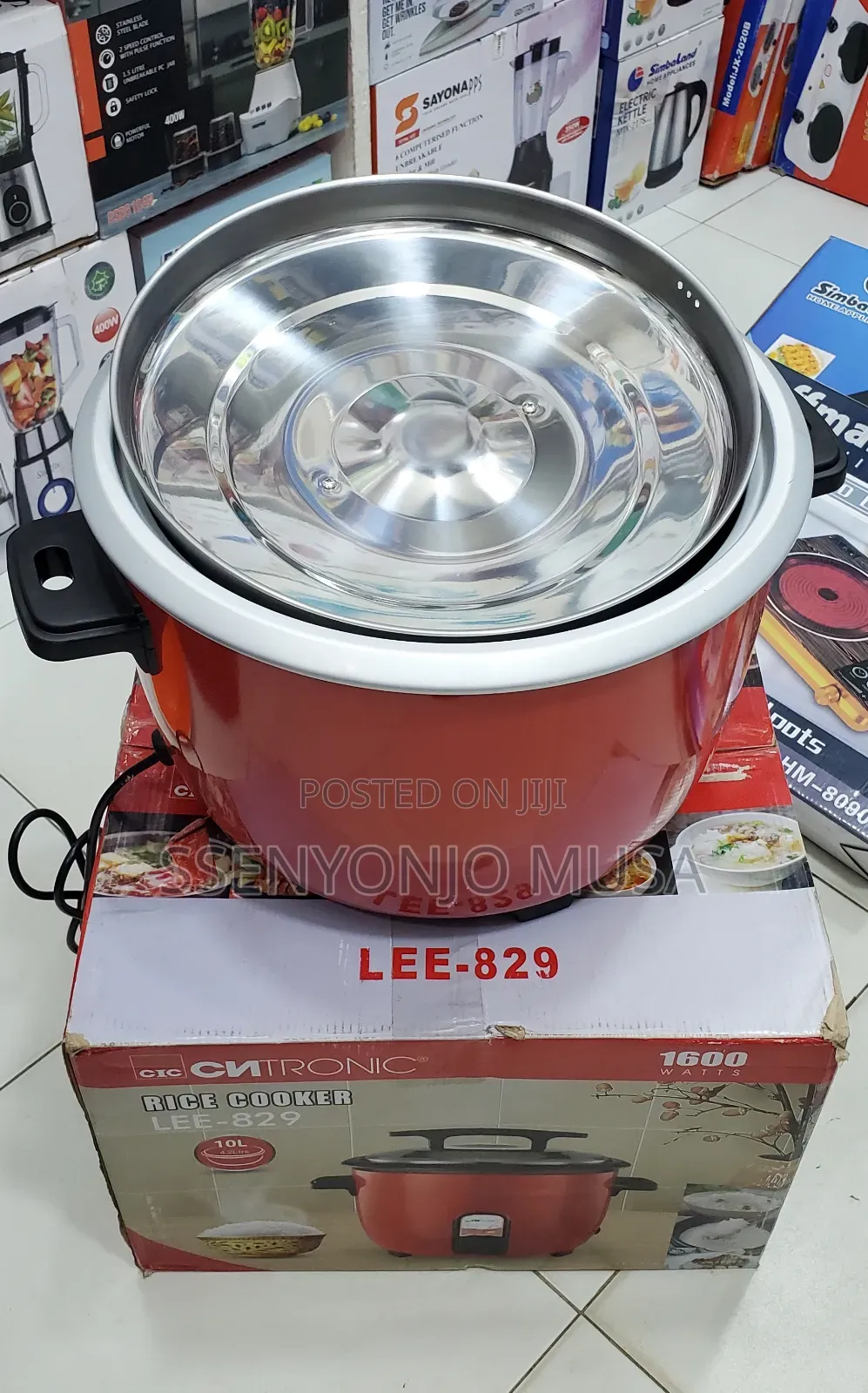 Cic Cutronic Lee-829 10l/4.2l Electric Rice Cooker - 1600w-