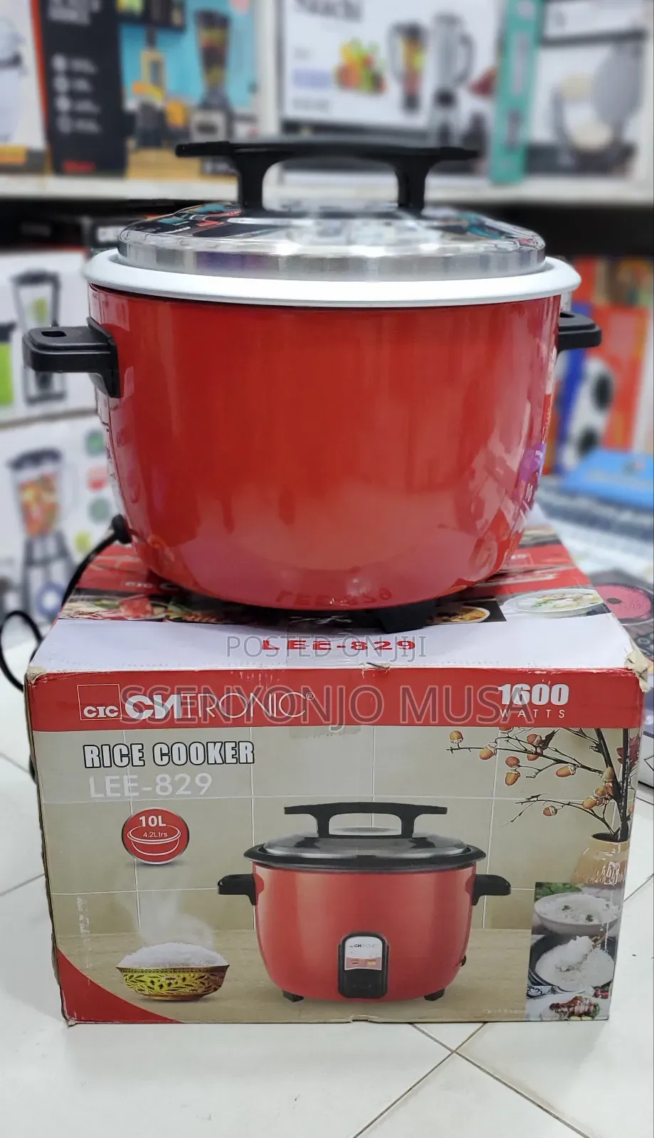 Cic Cutronic Lee-829 10l/4.2l Electric Rice Cooker - 1600w-