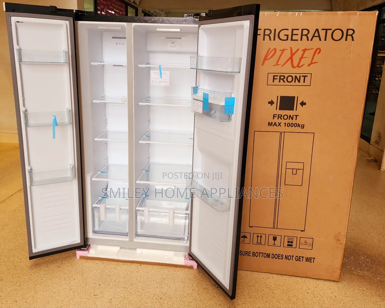 Black Mirror Pixels 670ltrs High End Refrigerator