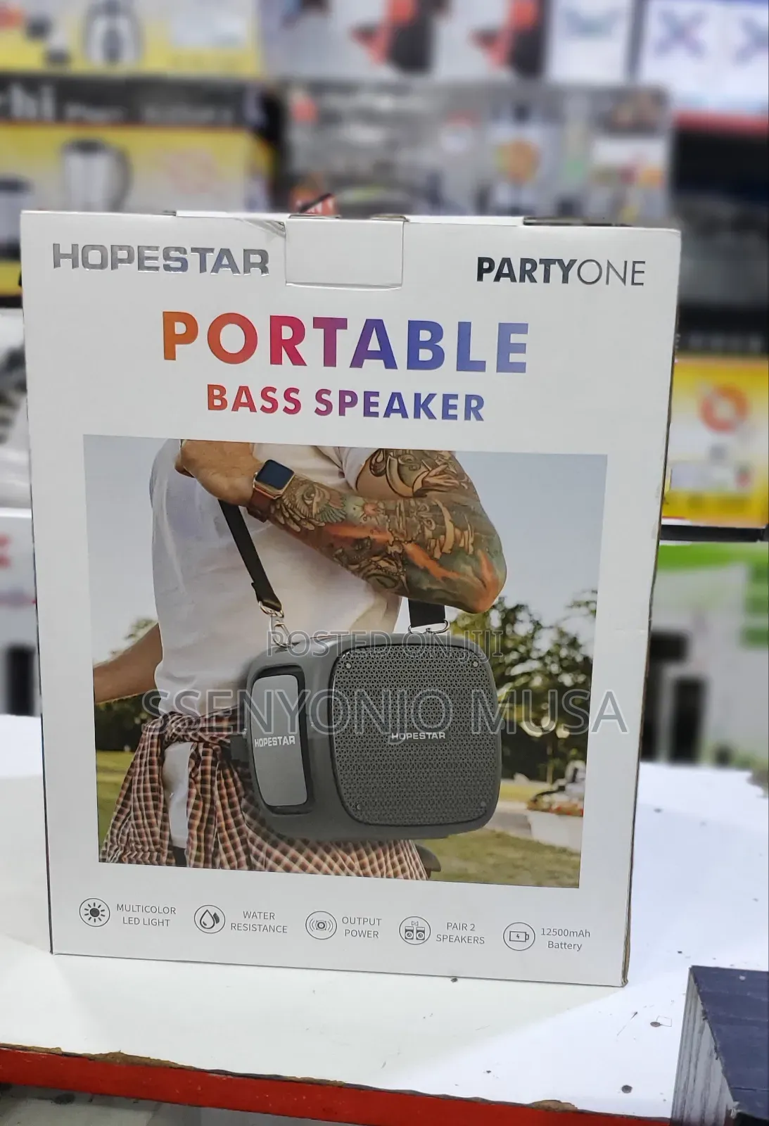 Hopestar Party One 80w RGB Wireless Bluetooth Speaker -Black