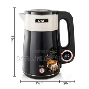 RAF 2.5L Double Layer Cordless Kettle With Auto Shut-Off