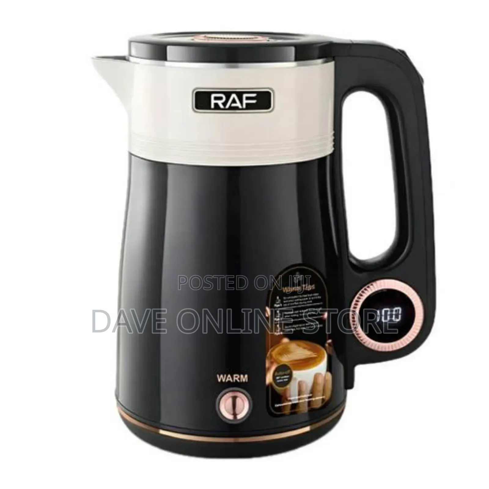 RAF 2.5L Double Layer Cordless Kettle With Auto Shut-Off