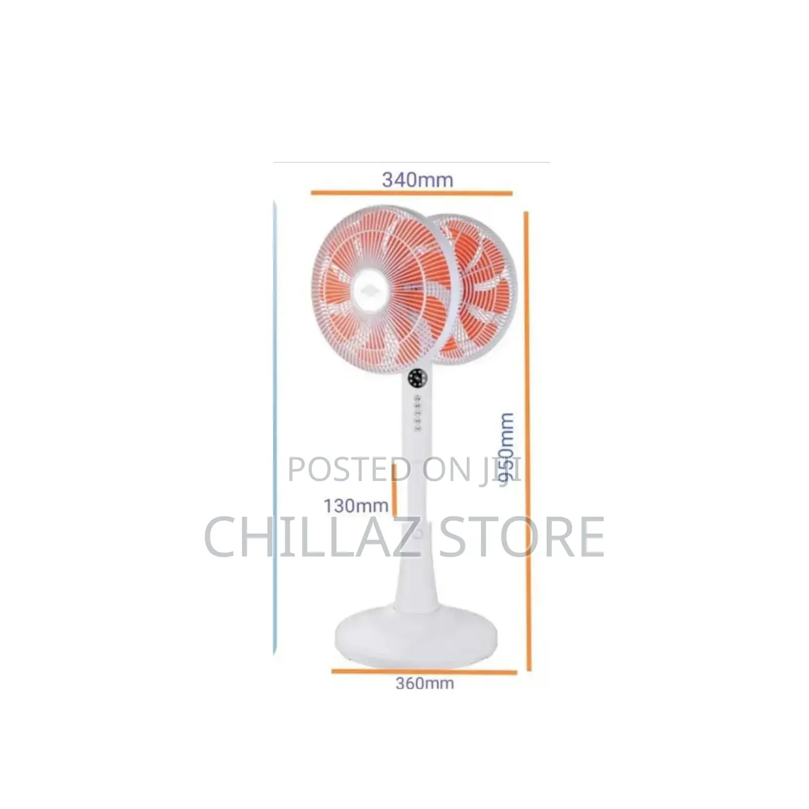Double Headed Floor Fan.