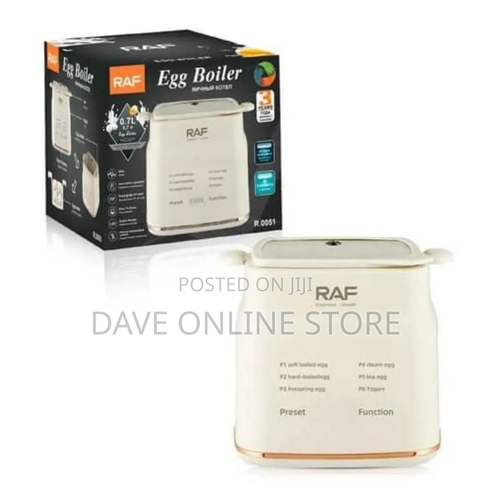 RAF 0.7 L Egg Boiler