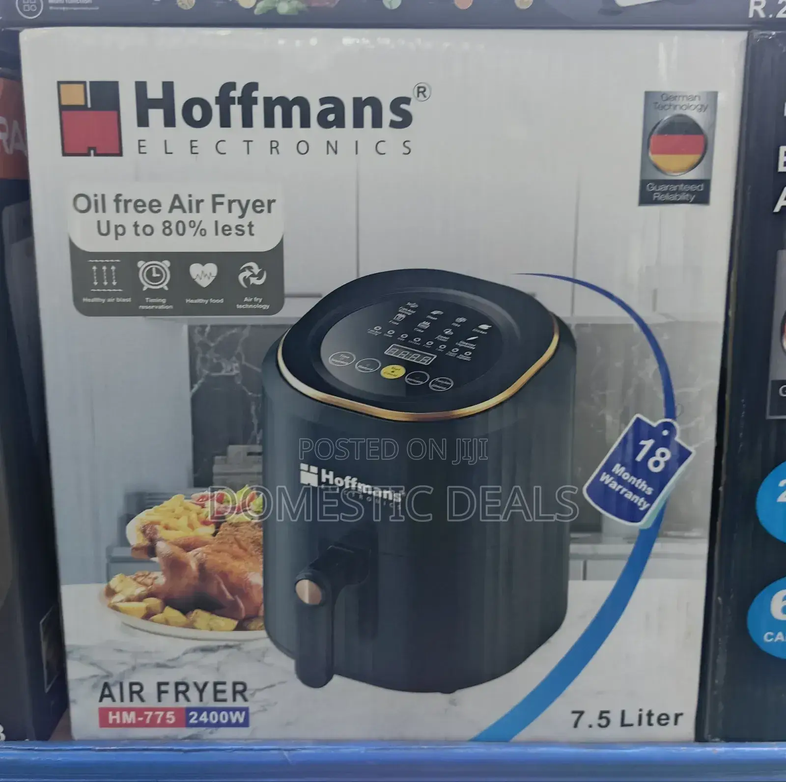 Hoffman 7.5L Oil Free Air Fryer