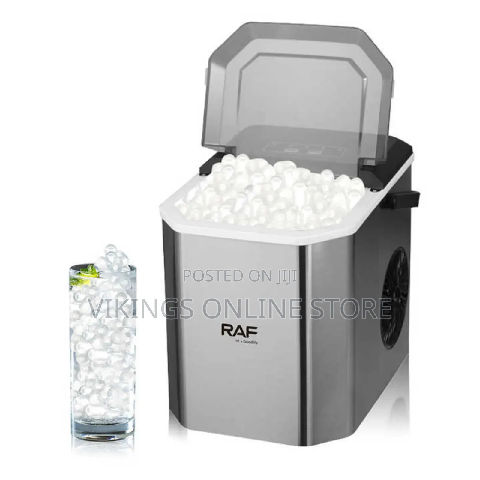 Raf Ice Maker With Handle 26lbs/24h Portable Ice Maker