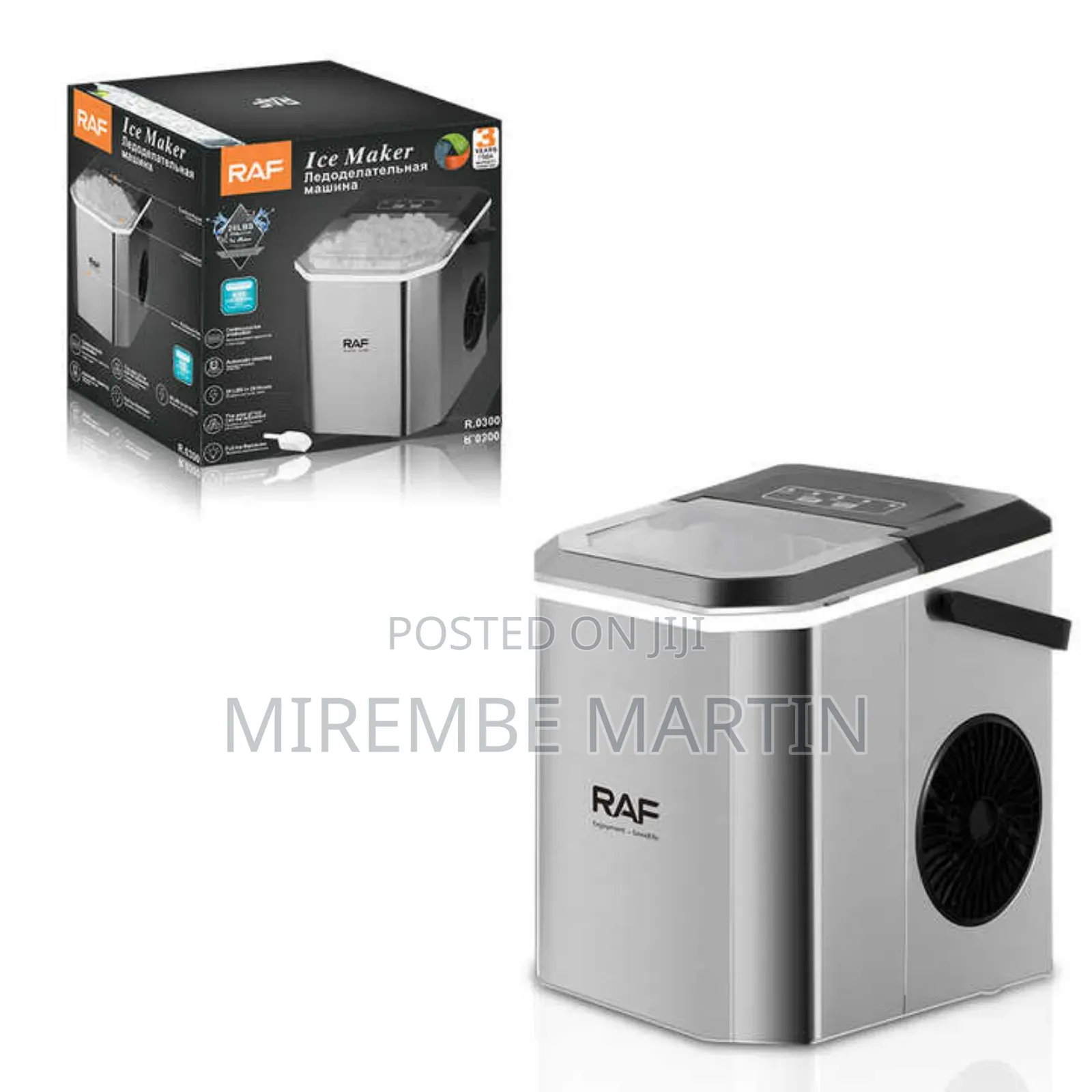 RAF Automatic Fast Countertop Ice Cube Maker Ice Machine